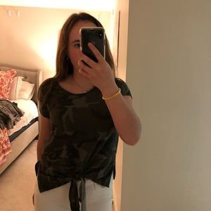 Woman’s Cute Camo Shirt
